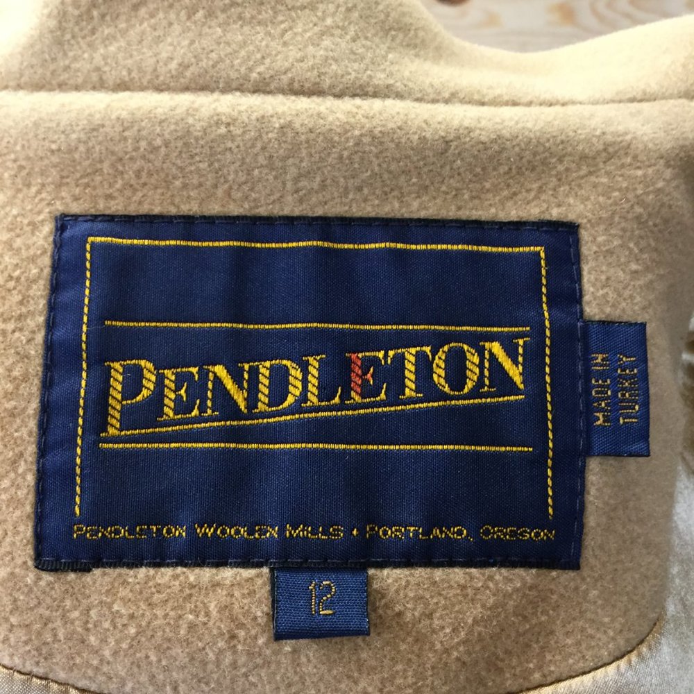 Pendleton Coat Jacket Size 12 4 Button - image 5